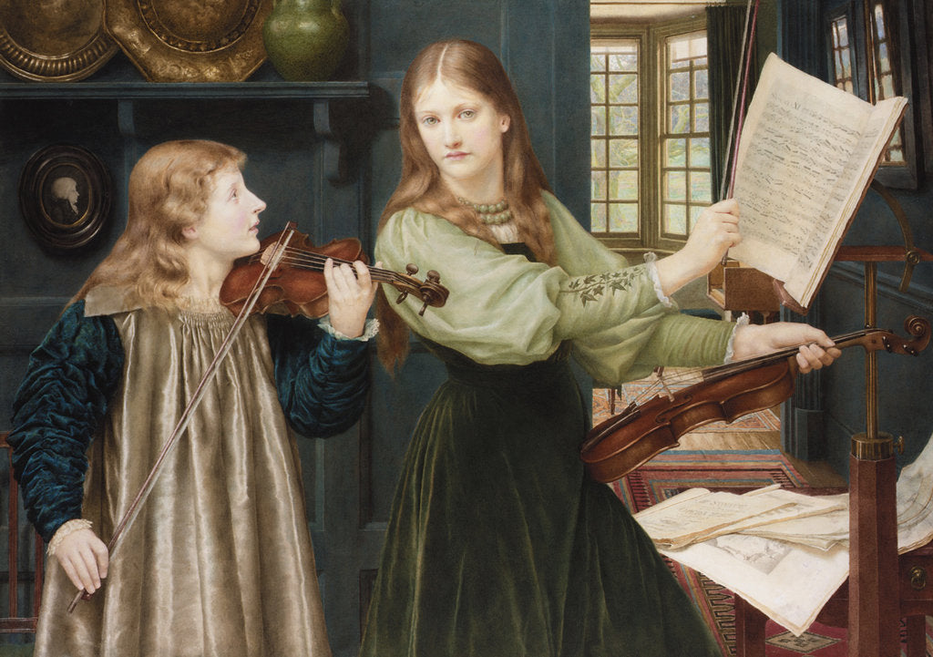 Detail of Duet by Anonymous