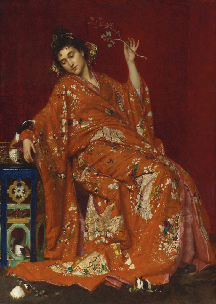 Detail of La Japonaise by Anonymous