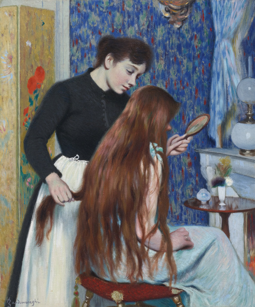 Detail of Coiffeur by Anonymous