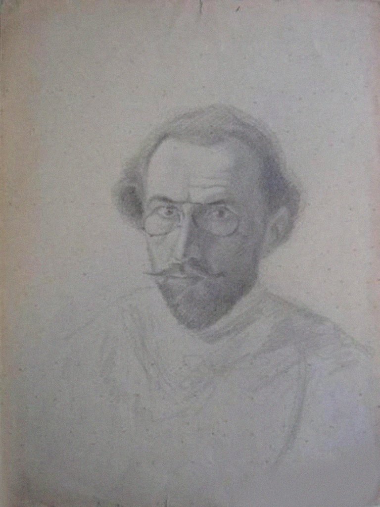 Detail of Self-Portrait by Anonymous