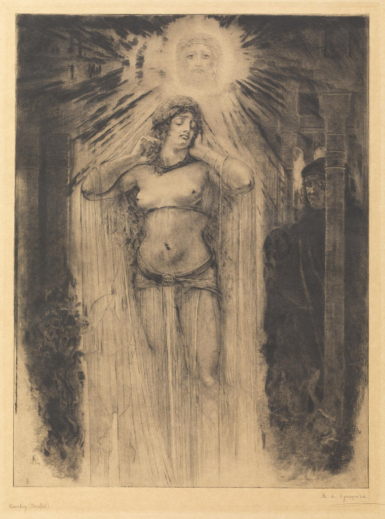 Detail of Kundry by Anonymous
