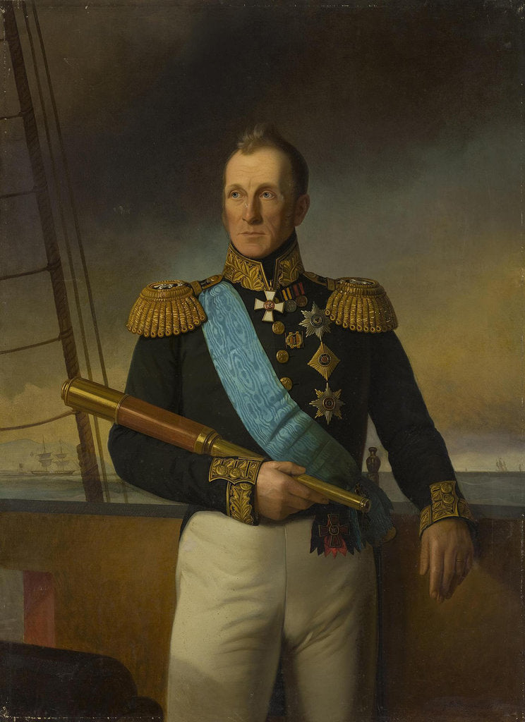 Detail of Portrait of Admiral Aleksey Samuilovich Greig by Anonymous