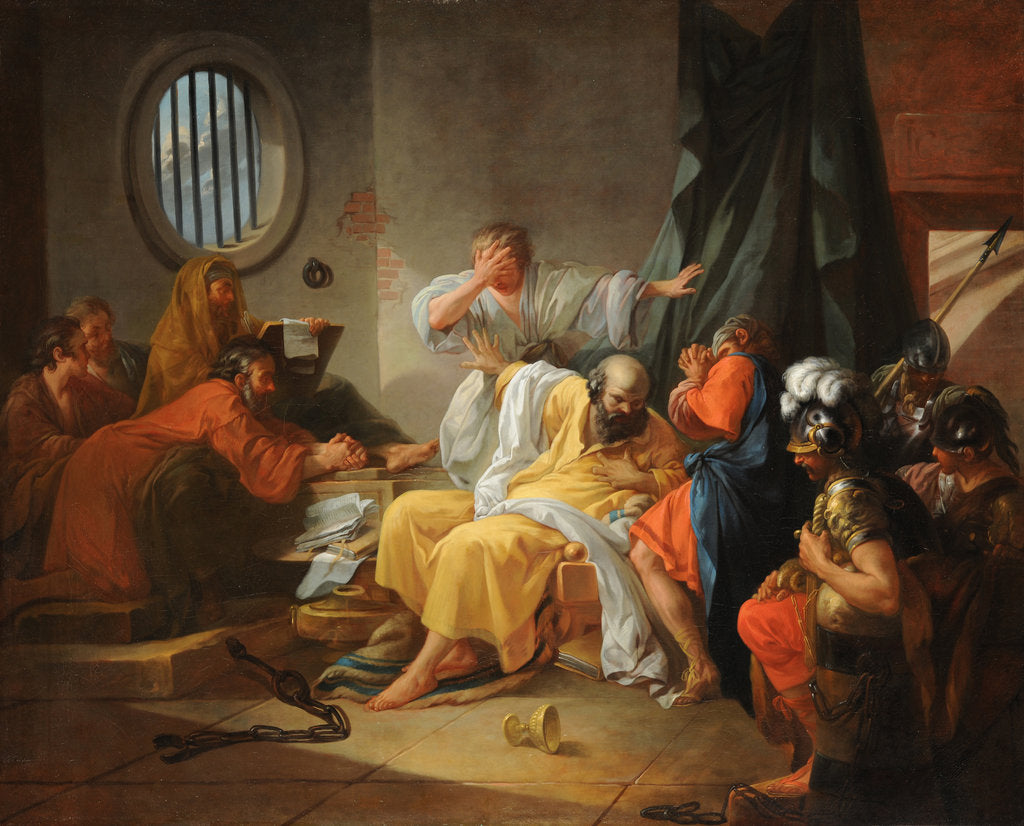 Detail of The Death of Socrates by Anonymous