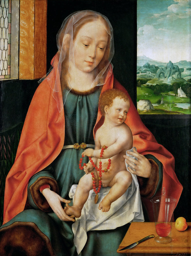Detail of The Virgin and Child by Anonymous