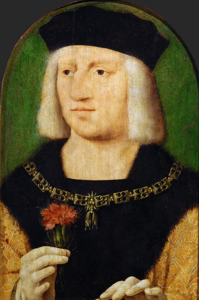 Detail of Portrait of Emperor Maximilian I by Anonymous