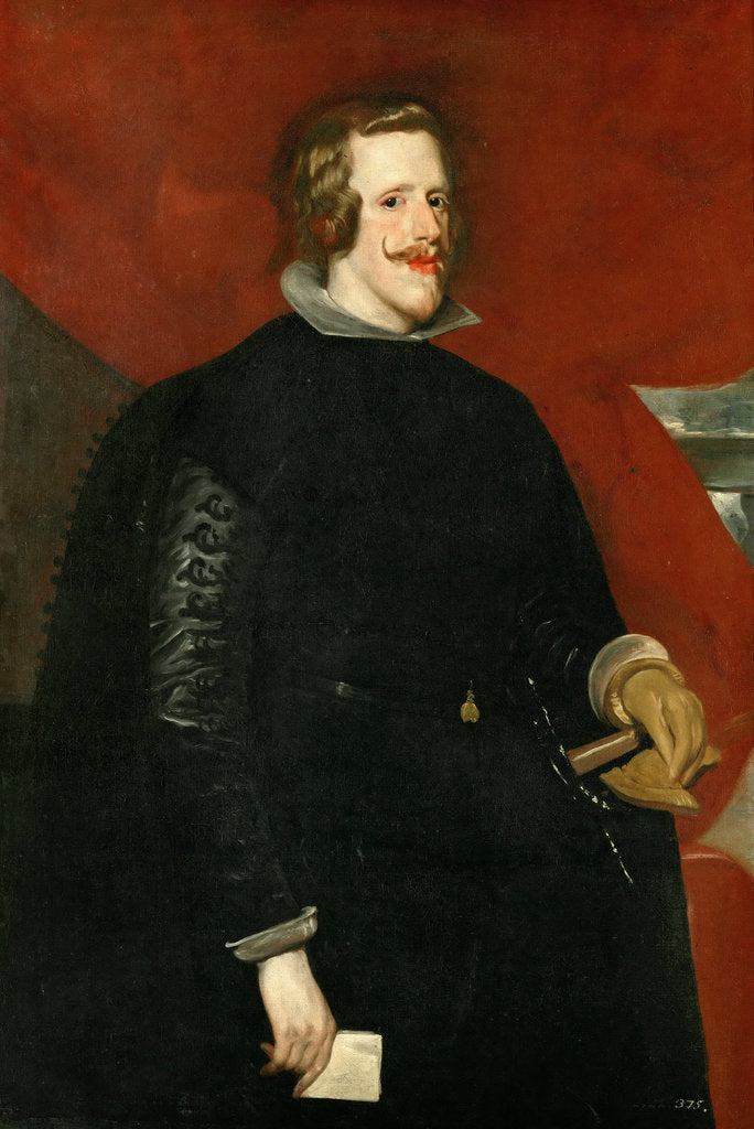 Detail of Portrait of Philip IV of Spain by Anonymous