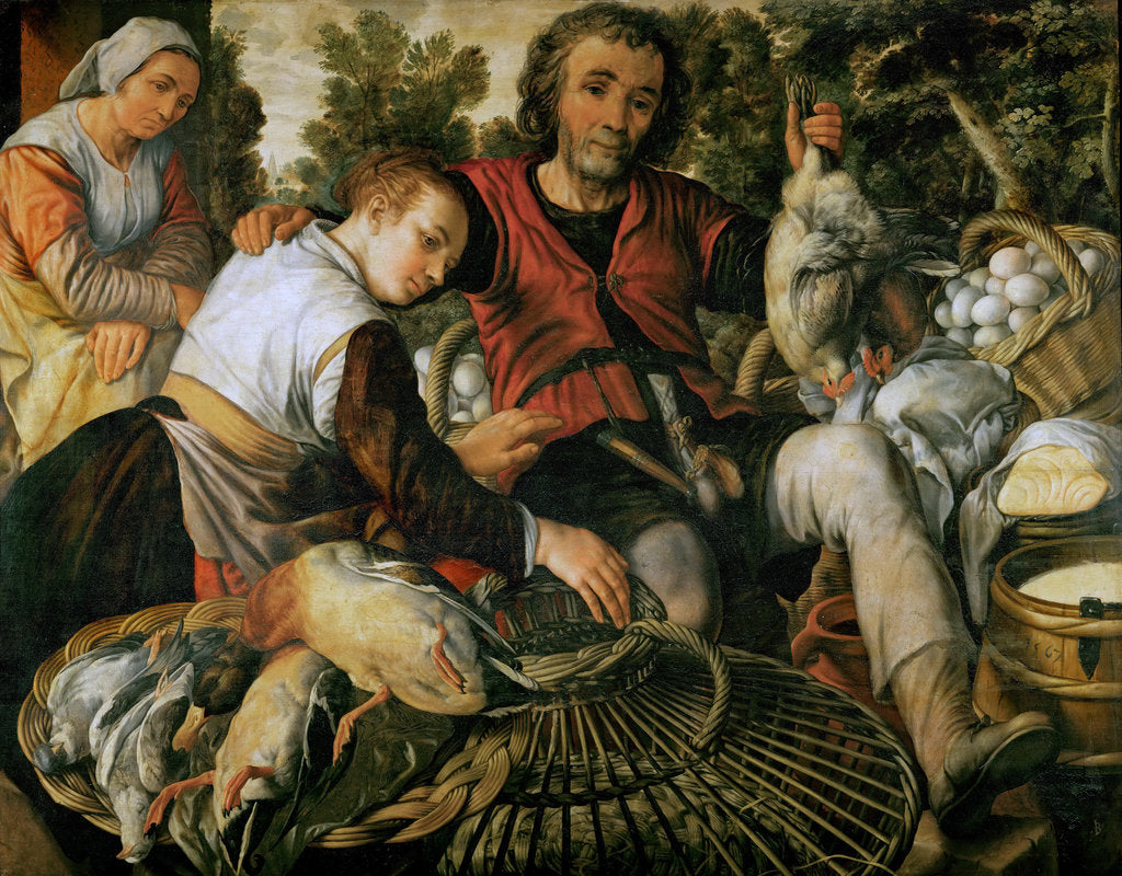 Detail of Market scene by Anonymous