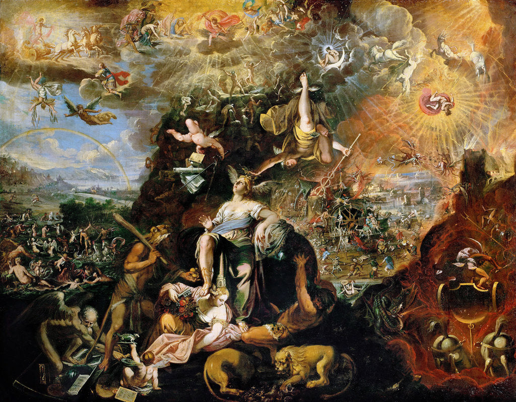 Detail of Allegory (Apocalypse) by Anonymous