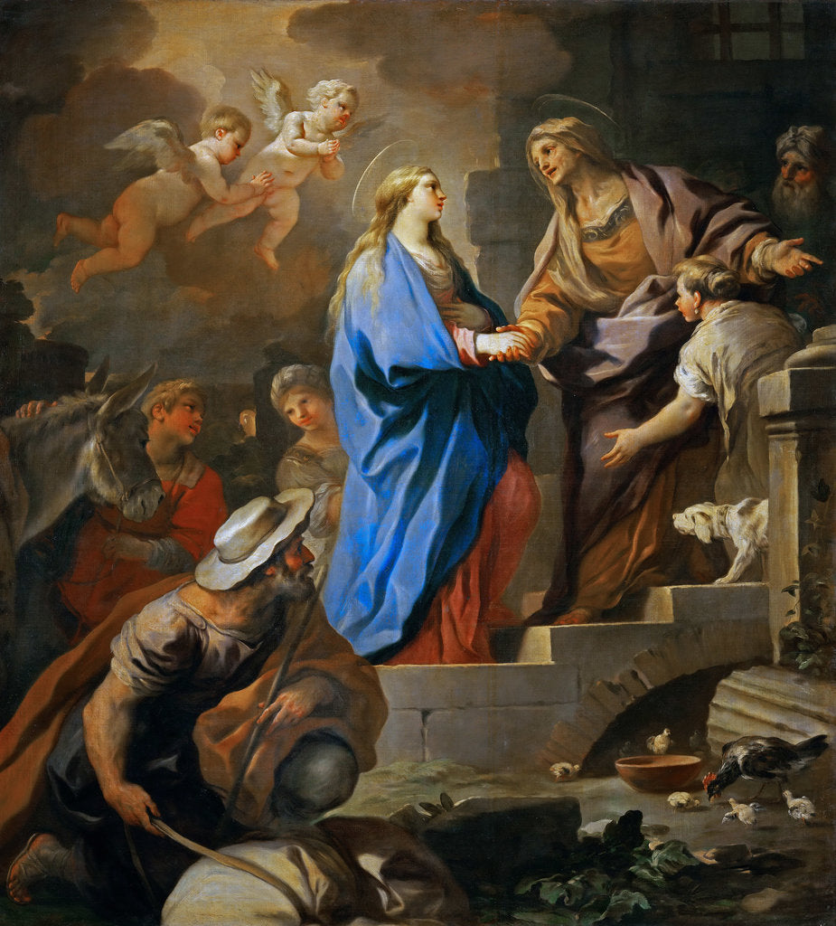 Detail of The Visitation by Anonymous