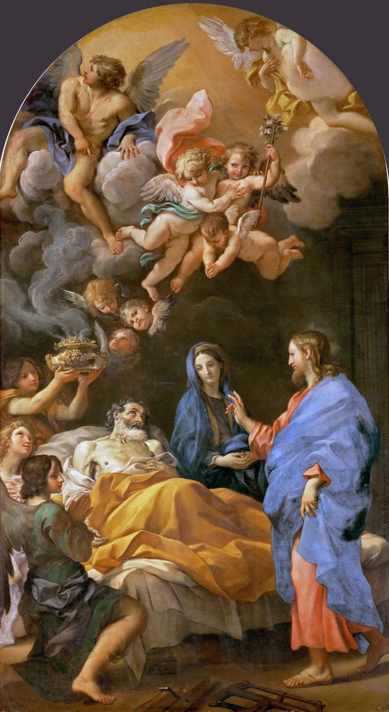 Detail of Death of Saint Joseph by Anonymous