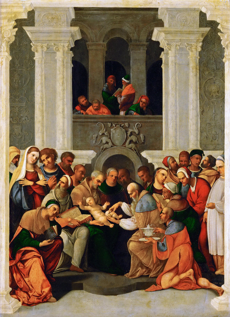 Detail of Die Beschneidung Christi by Anonymous