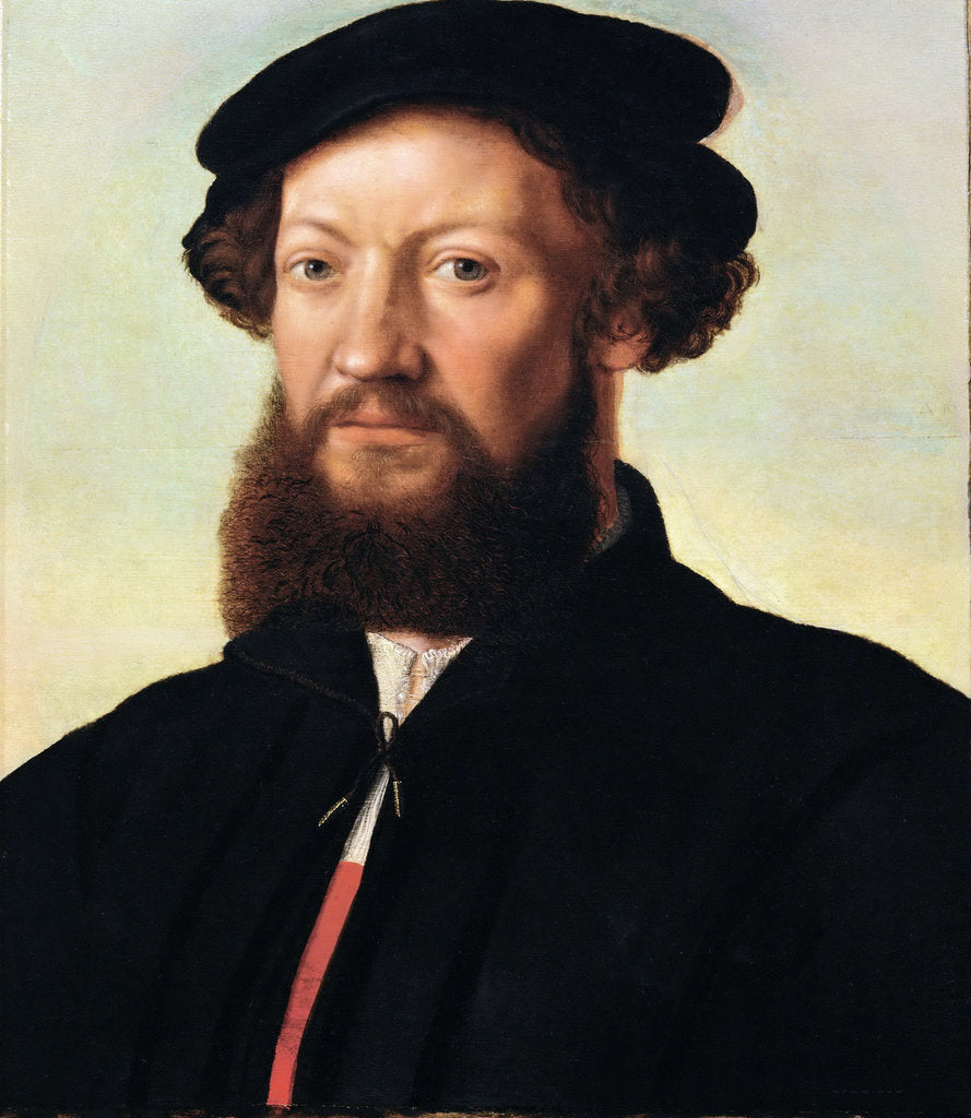 Detail of Portrait of a Man by Anonymous