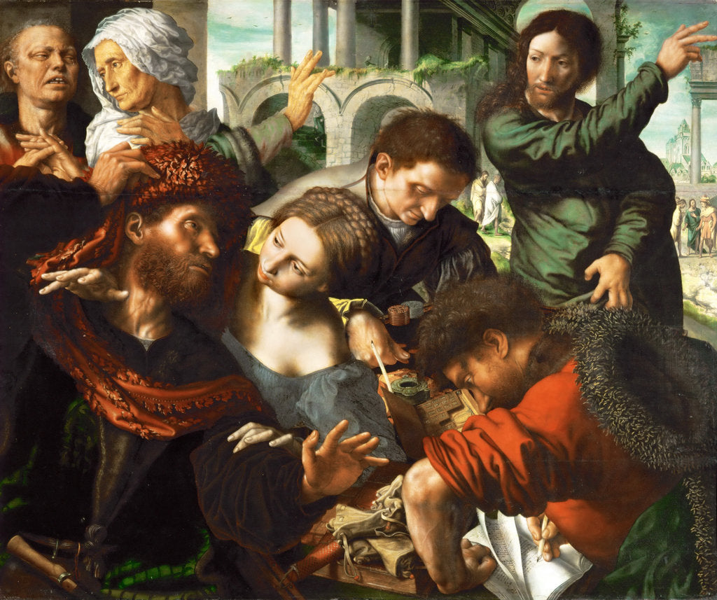 Detail of The Vocation of Saint Matthew by Anonymous