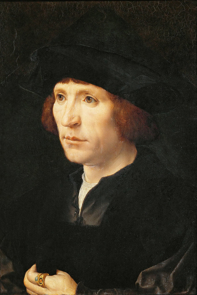 Detail of Portrait of a Man by Anonymous