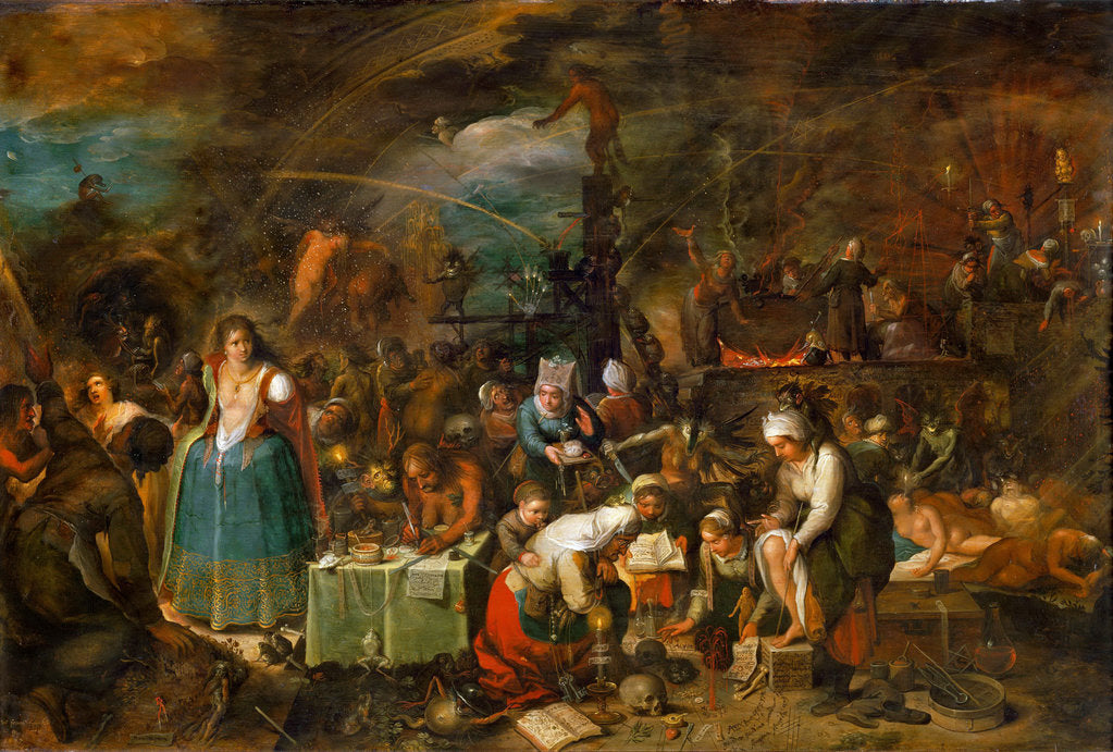 Detail of The Witches Sabbath by Anonymous