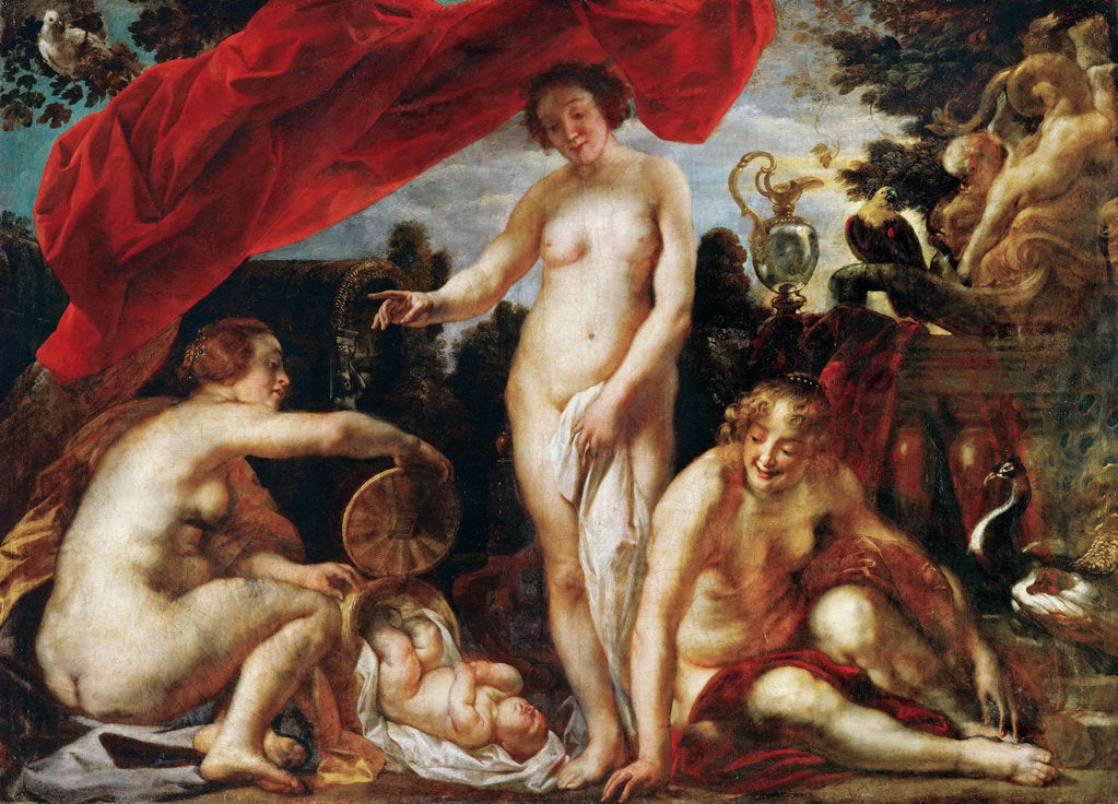Detail of The Daughters of Cecrops Finding the Child Erichthonius by Anonymous