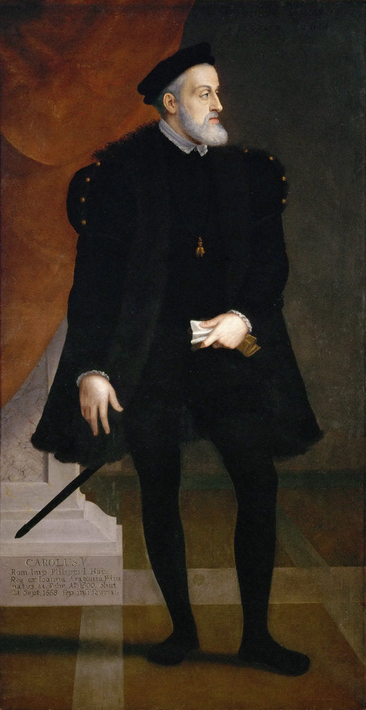 Detail of Portrait of the Emperor Charles V by Anonymous