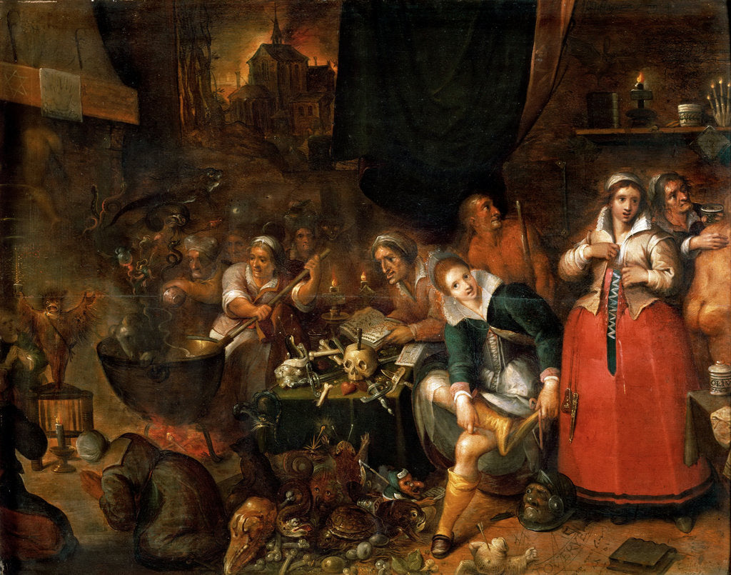 Detail of The Witches Kitchen by Anonymous