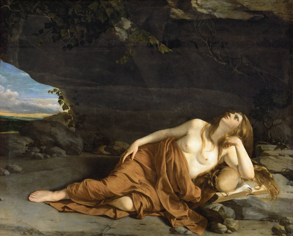 Detail of Repentant Mary Magdalene by Anonymous