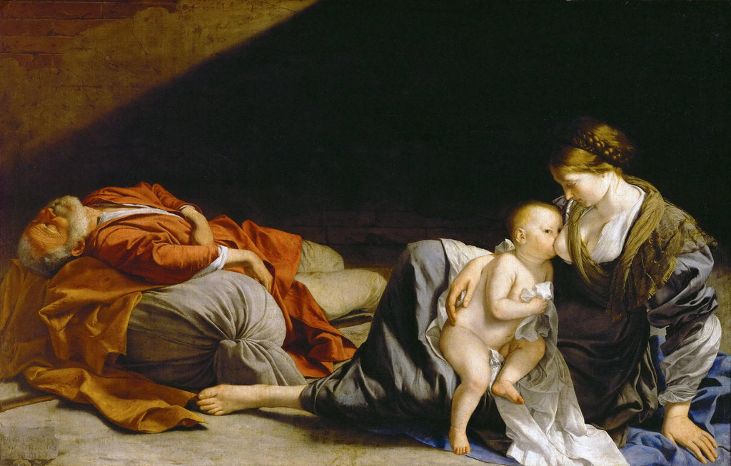 Detail of The Rest on the Flight into Egypt by Anonymous