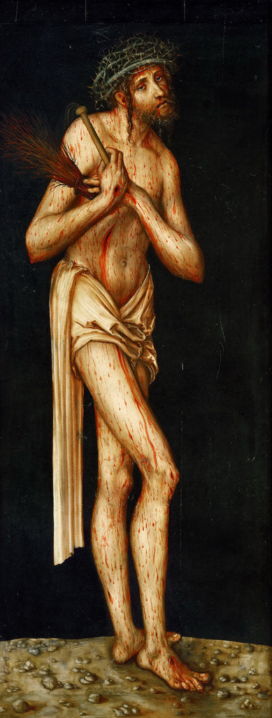 Detail of The Fall of Man: Christ as the Man of Sorrows by Anonymous