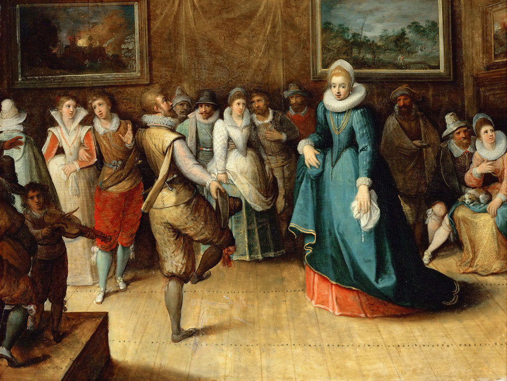 Detail of Dance society by Anonymous