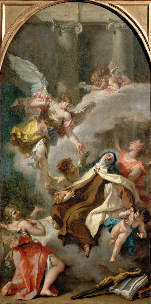 Detail of The Vision of Saint Teresa of Ávila by Anonymous