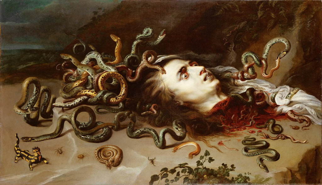 Detail of Head of Medusa by Anonymous