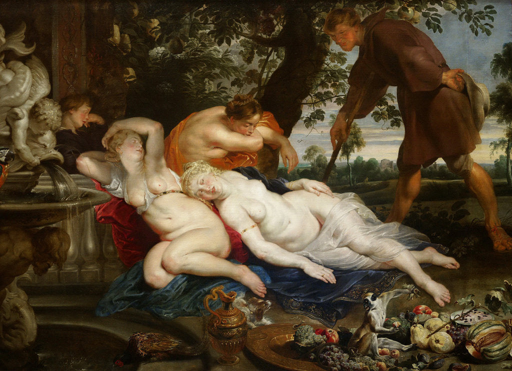 Detail of Cymon and Iphigenia by Anonymous