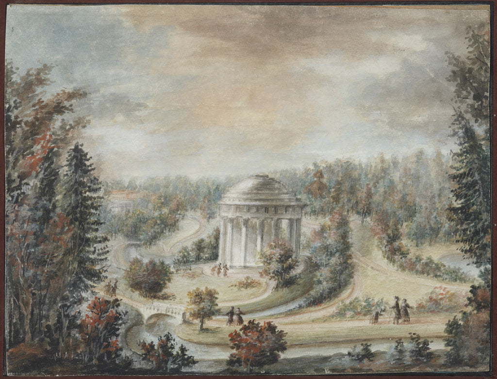 Detail of View of the Friendship Temple in Pavlovsk by Anonymous
