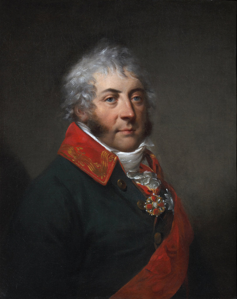 Detail of Portrait of Prince Nikolay Alexeevich Golitsyn by Anonymous