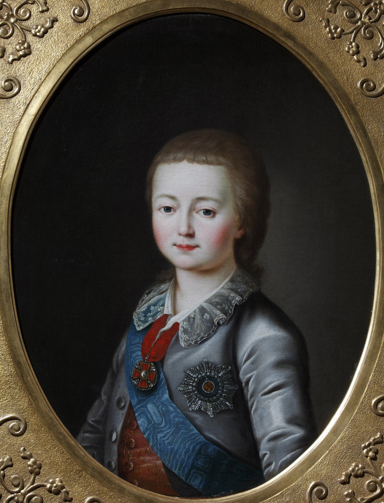 Detail of Portrait of Grand Duke Constantine Pavlovich of Russia by Anonymous