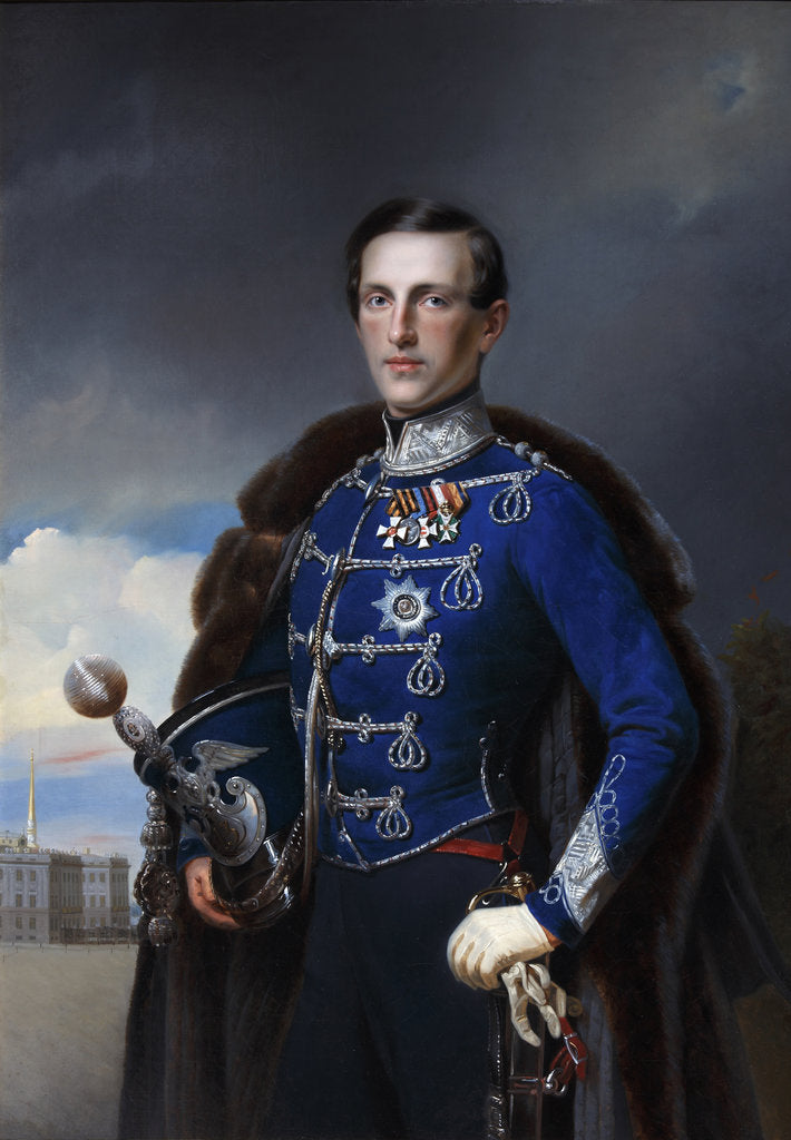 Detail of Portrait of Grand Duke Konstantin Nikolayevich of Russia by Anonymous