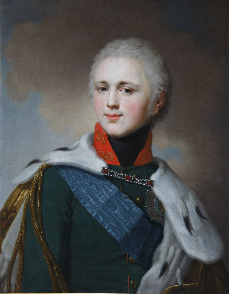 Detail of Portrait of Emperor Alexander I by Anonymous