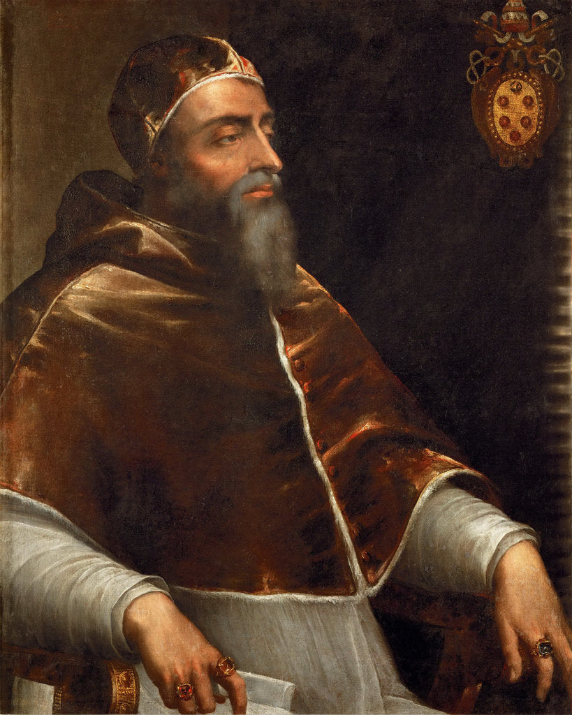 Detail of Portrait of Pope Clement VII by Anonymous