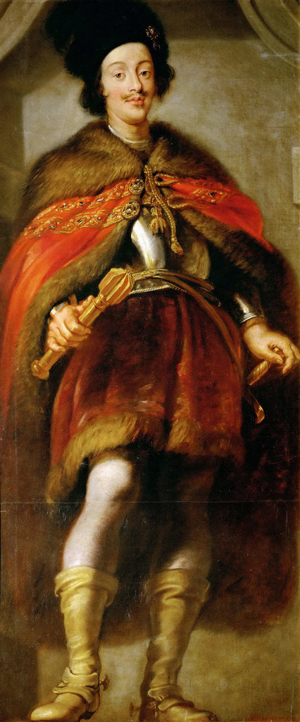 Detail of Portrait of Emperor Ferdinand III by Anonymous