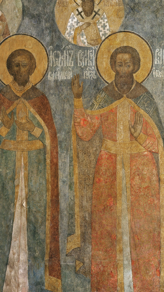 Detail of Grand Princes Ivan III Vasilyevich and Vasily II the Dark by Anonymous