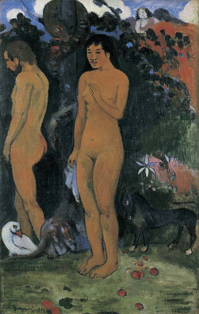 Detail of Adam and Eve (Adam et Ève), 1902 by Anonymous