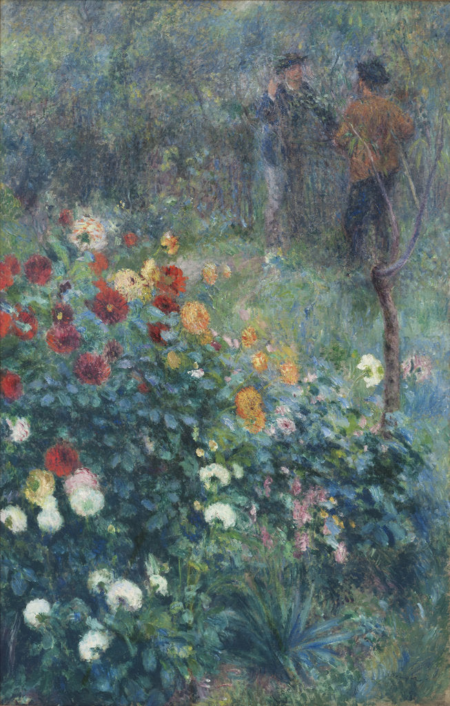 Detail of The Garden in the Rue Cortot, Montmartre, 1876 by Anonymous