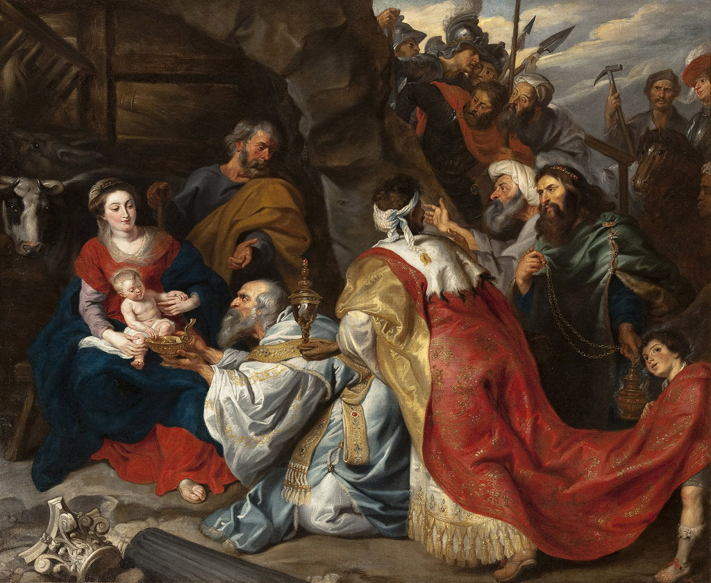 Detail of The Adoration of the Magi, c. 1620 by Anonymous