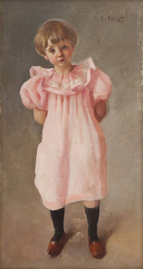 Detail of Child in Pink, c. 1910 by Anonymous