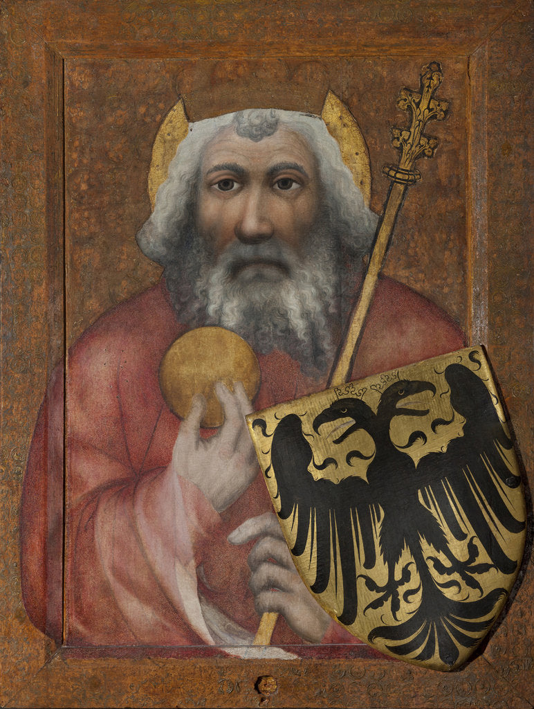 Detail of Charles the Great, King of the Franks, 1360-1364 by Anonymous