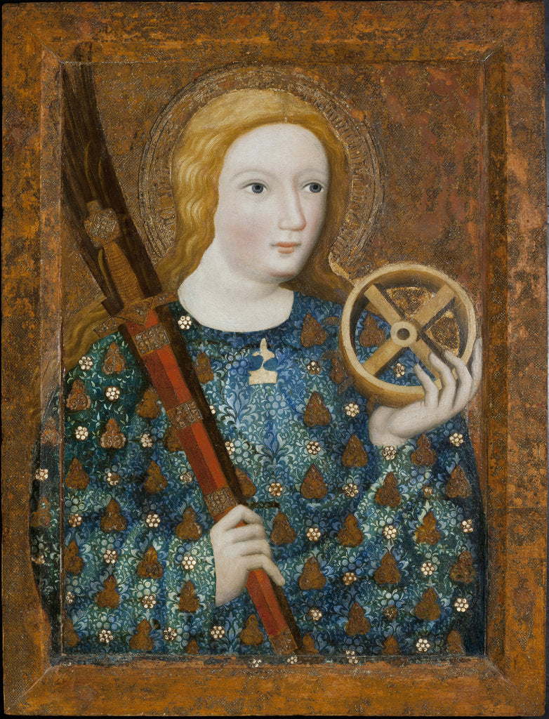 Detail of Saint Catherine, 1360-1364 by Anonymous