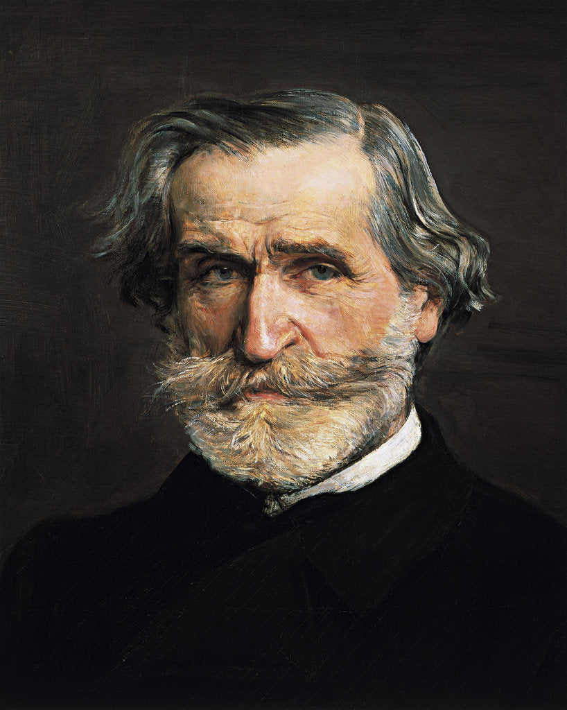 Detail of Portrait of the Composer Giuseppe Verdi. Detail, 1886 by Anonymous
