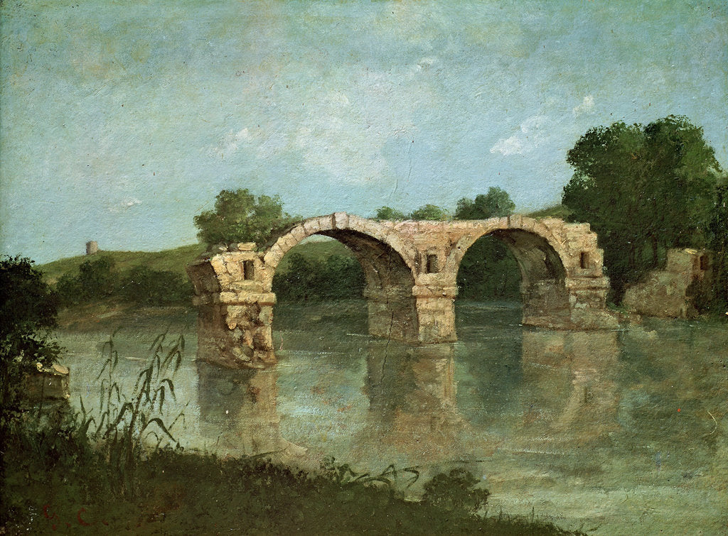 Detail of Le Pont dAmbrussum, 1857 by Anonymous