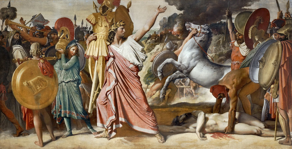 Detail of Romulus Victory Over Acron, 1812 by Anonymous