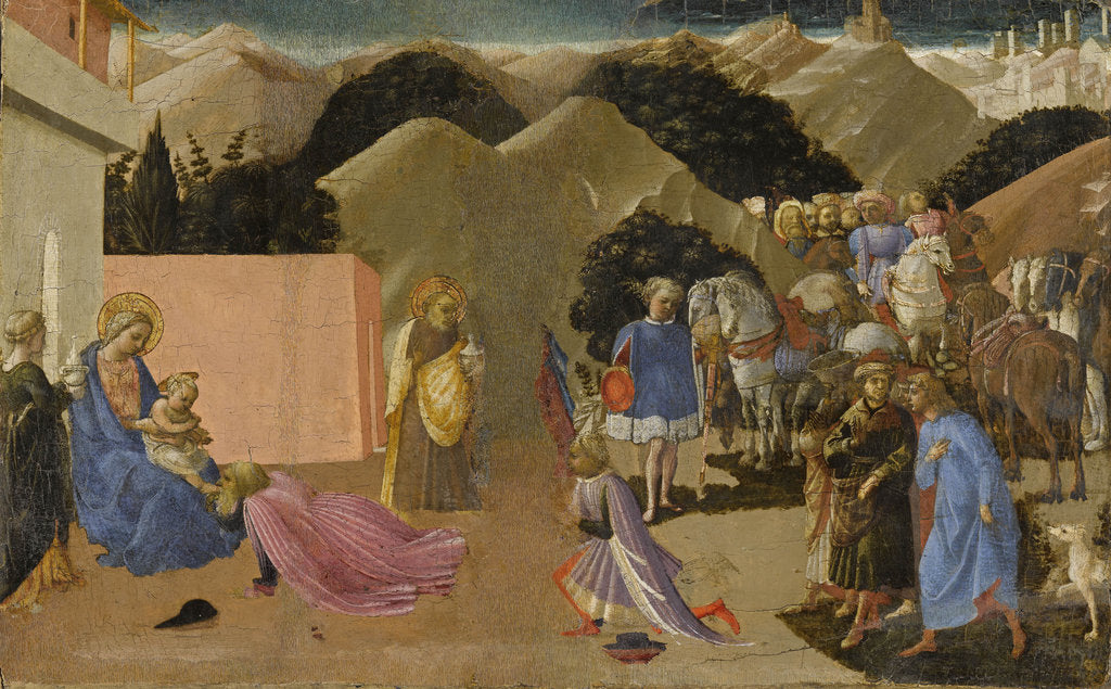 Detail of The Adoration of the Magi, ca 1445 by Anonymous
