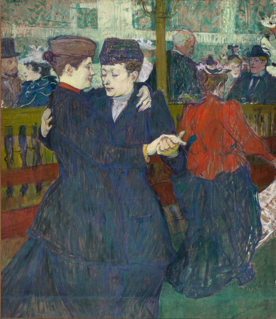 Detail of Moulin Rouge, 1882 by Anonymous