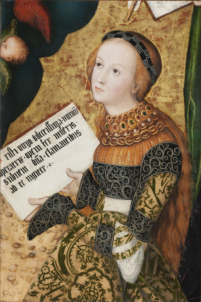Detail of Saint Christina, c. 1520 by Anonymous