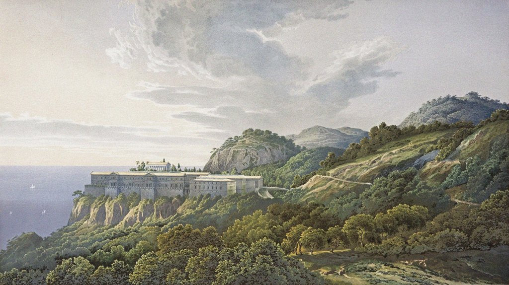 Detail of The Orianda Palace in the Crimea, 1846 by Anonymous